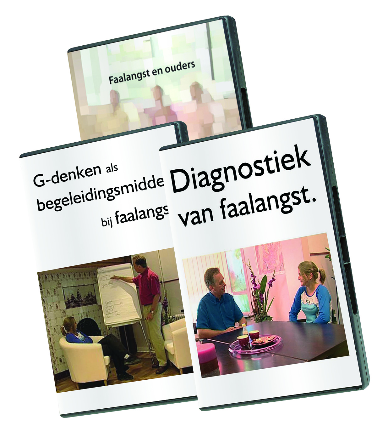 Drie faalangst-dvd's